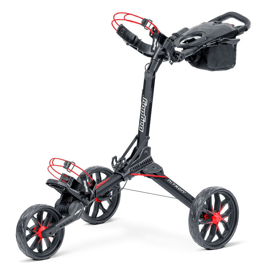 Nitron Auto-Open Golf Push Cart - Dynamic Brands