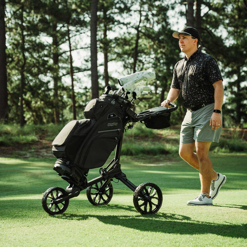 Nitron Auto-Open Golf Push Cart - Dynamic Brands