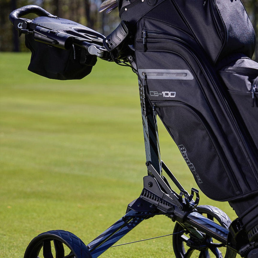 Nitron Auto - Open Golf Push Cart - Dynamic Brands