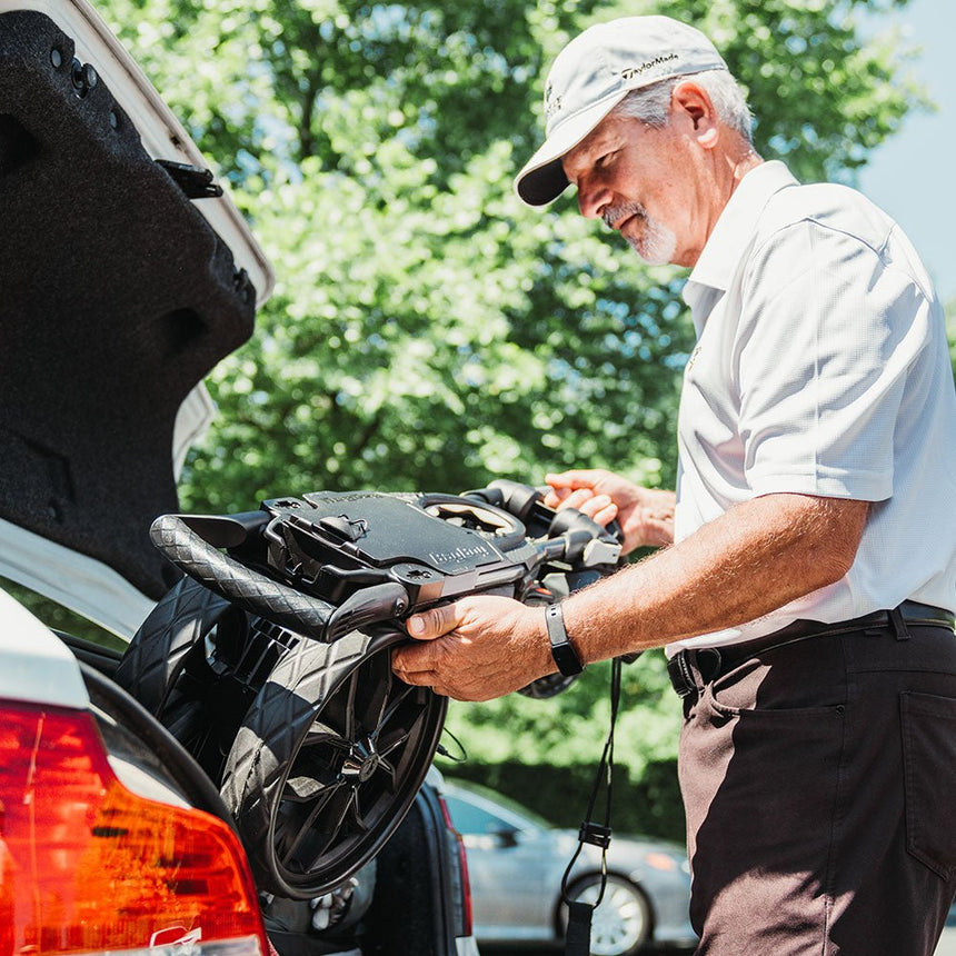 Slimfold Compact Golf Push Cart - Dynamic Brands