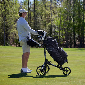 Nitron Auto - Open Golf Push Cart - Dynamic Brands