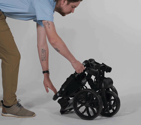 Nitron Auto-Open Golf Push Cart - Dynamic Brands