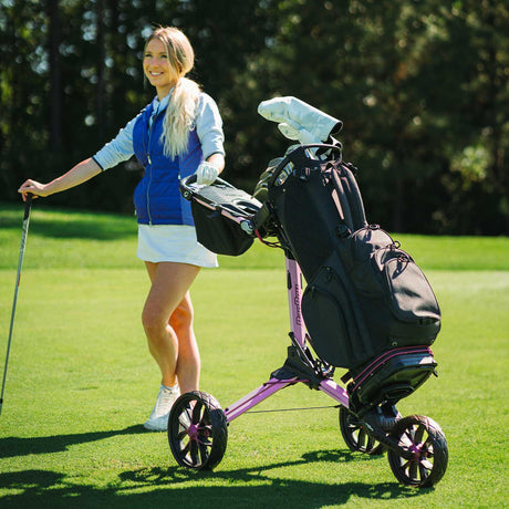 Nitron Auto-Open Golf Push Cart - Dynamic Brands