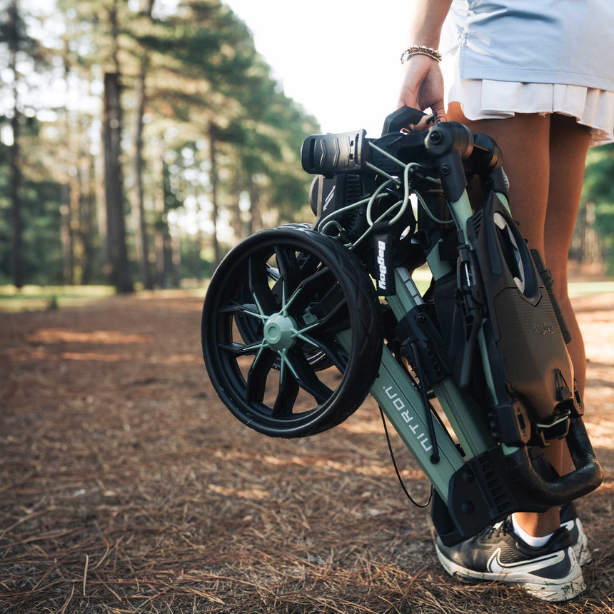 Nitron Auto-Open Golf Push Cart - Dynamic Brands
