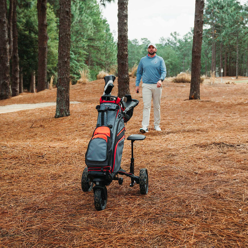 Certified Pre-Owned Volt Electric Golf Push Cart - Includes Free Cart Seat